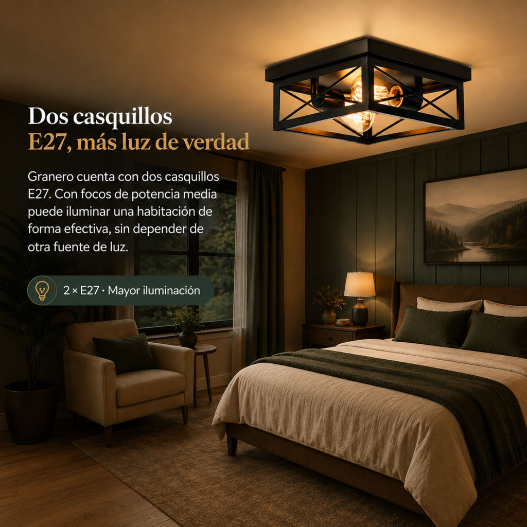 Lámpara de Techo Industrial Granero