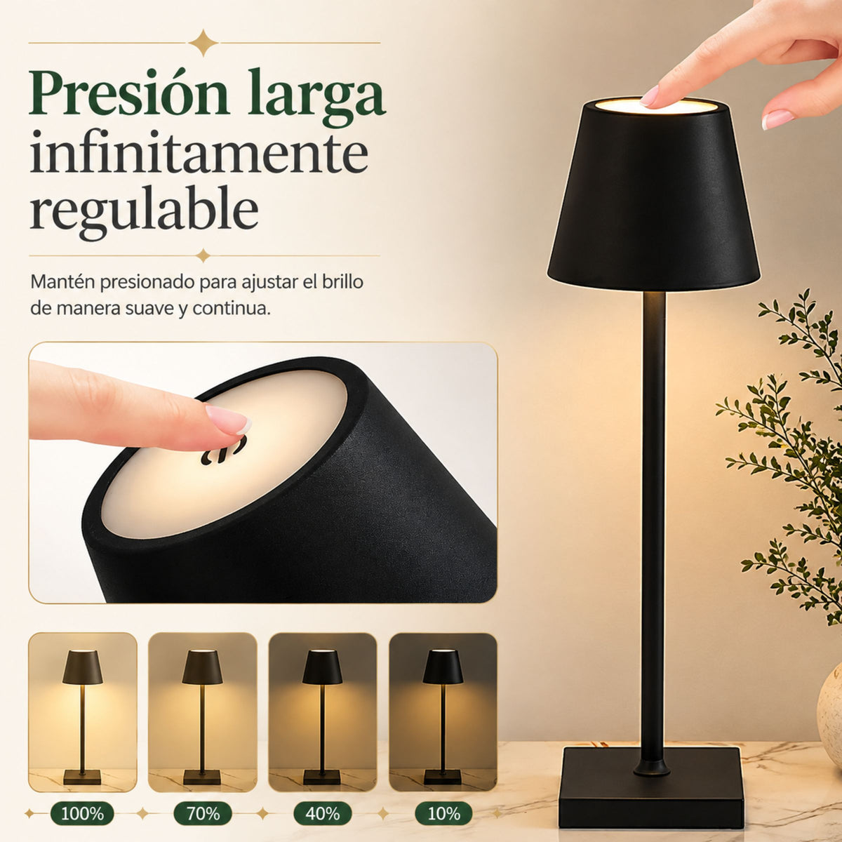 Lámpara de Mesa y Buró Nómada