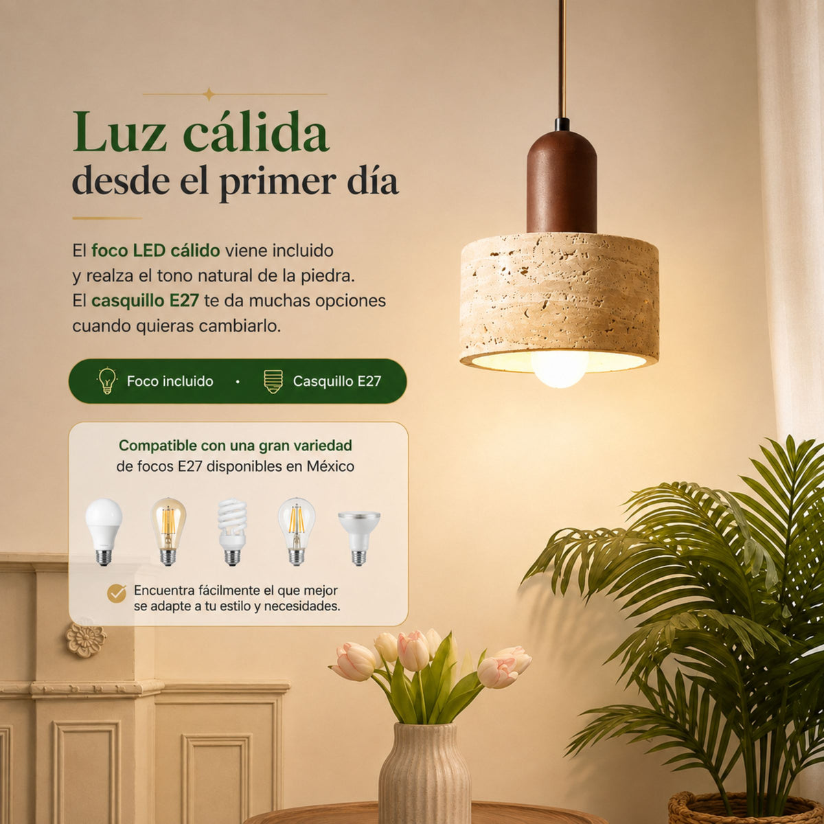 Lámpara Colgante para Comedor Gota