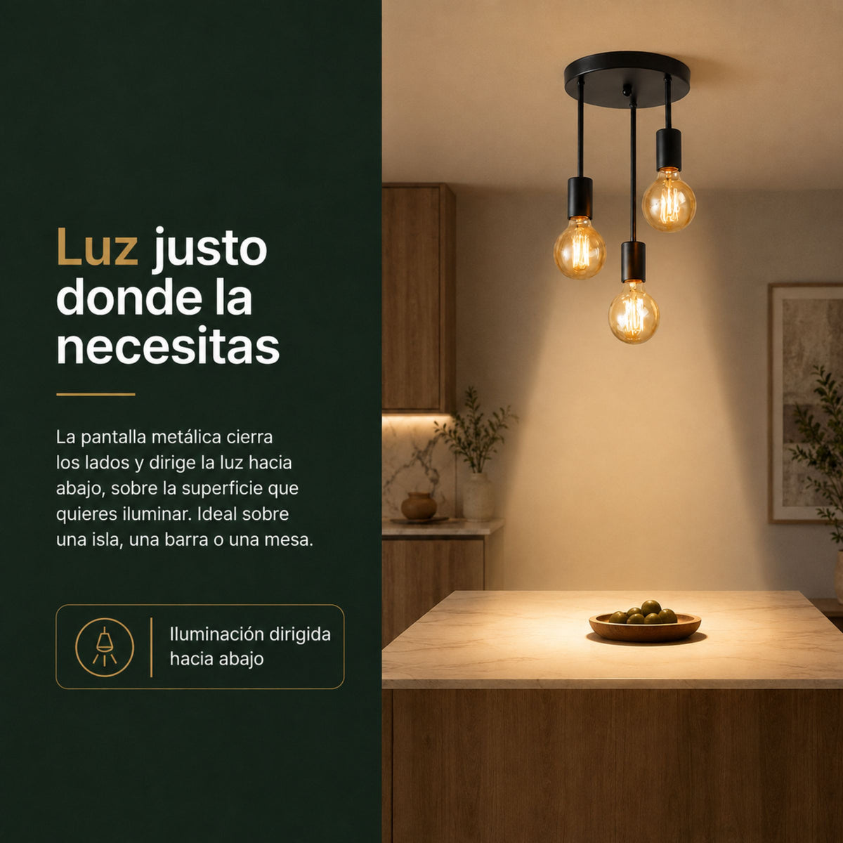 Lámpara Colgante Industrial Fonda