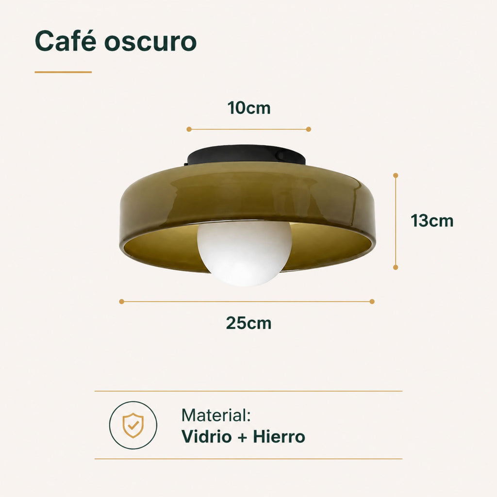 Lámpara de Techo Moderna de Cristal Burbuja
