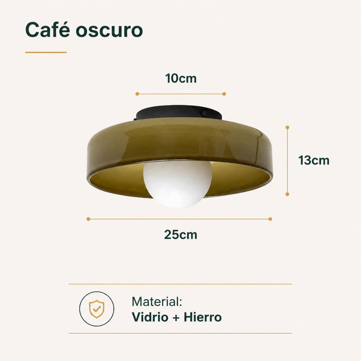 Lámpara de Techo Moderna de Cristal Burbuja