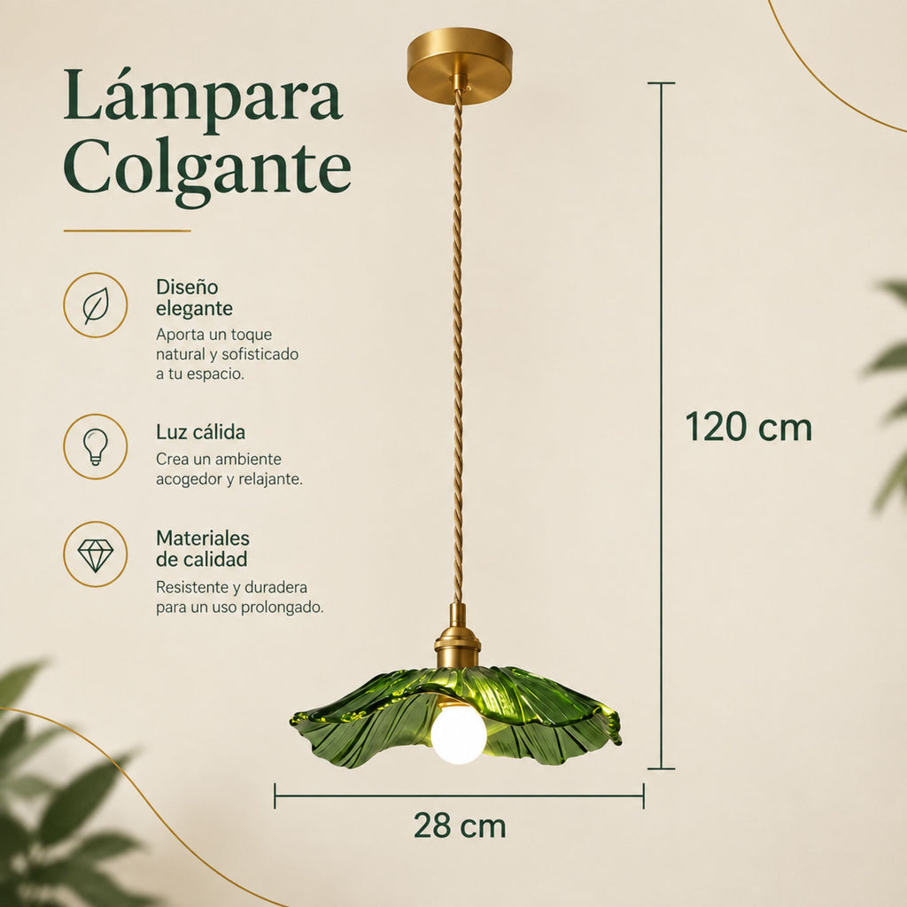 Lámpara Colgante para Comedor Flor