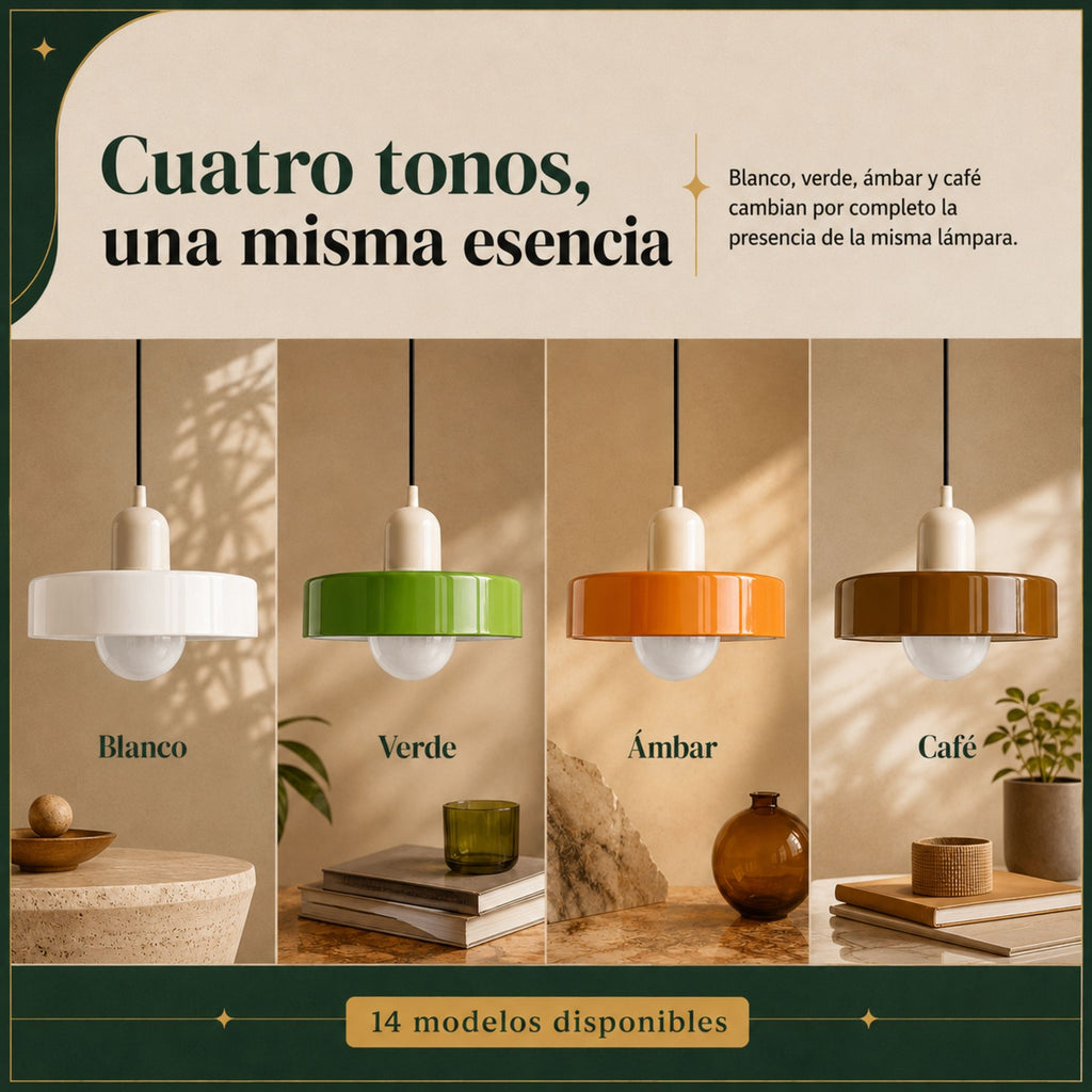 Lámpara Colgante para Comedor Retro